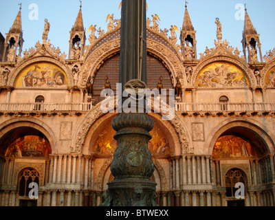 St Mark's Basilica / San Marco Square Venice Italy Stock Photo