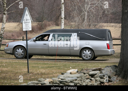 Funeral Service for Natasha Richardson Stock Photo