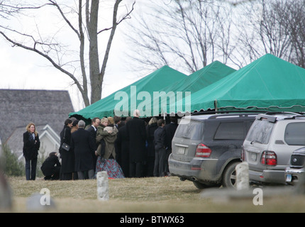 Family and Friends Attend the Funeral Service for Natasha Richardson Stock Photo