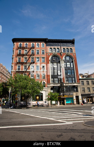 General street scene in Greenwich village Stock Photo