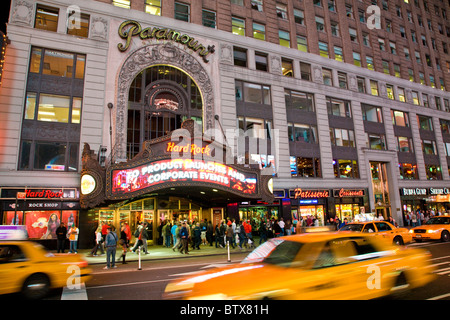 Paramount Theater in Times Square Stock Photo