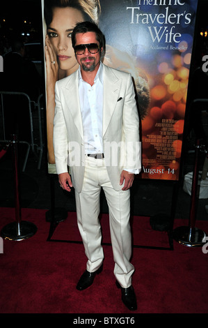 Brad Pitt (Wearing A Tom Ford Suit) At Arrivals For The Time Traveler'S Wife  Premiere, The Ziegfeld Theatre, New York, 