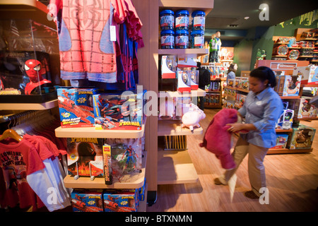 Disney opens its new store in Times Square in New York Stock Photo