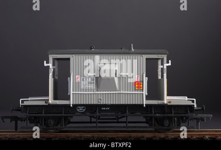 British Railways 20 Ton Brake Van, side view Stock Photo