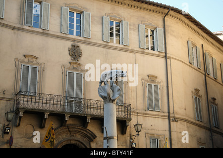The She-wolf statue in Siena Italy Stock Photo