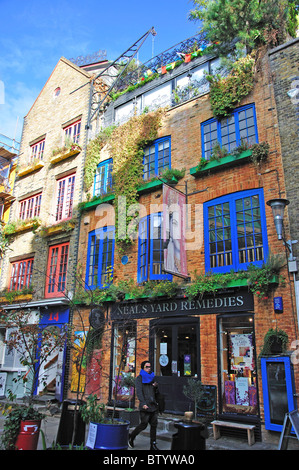 Neal's Yard Remedies shop, Neal's Yard, Covent Garden, London Borough of Camden, Greater London, England, United Kingdom Stock Photo