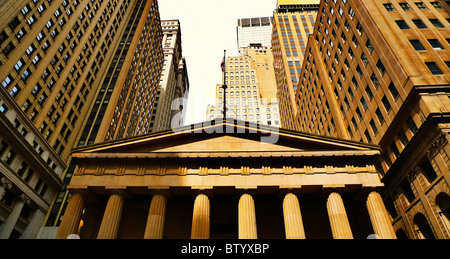 The Financial District, Wall Street, New York City USA. Stock Photo