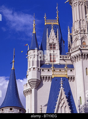 Cinderella's Castle, Magic Kingdom, Walt Disney World, Orlando, Florida, United States of America Stock Photo