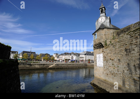 France, Brittany (Bretagne), Finistère, Concarneau, castle Stock Photo