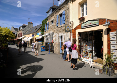France, Brittany (Bretagne), Finistère, Concarneau, shops Stock Photo