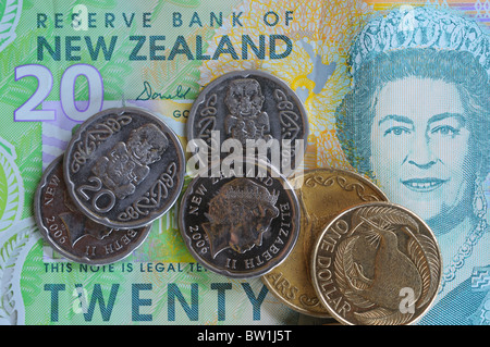 New Zealand money Stock Photo