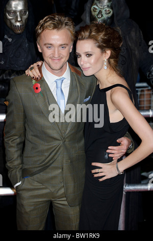 Tom Felton attends the World Premiere of Harry Potter and the Deathly Hallows Part 1, London, 11th November 2010. Stock Photo