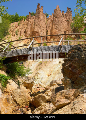 Devil's Town Natural Phenomenon In Serbia Stock Photo