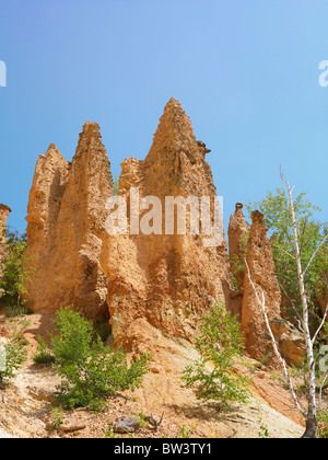 Natural attraction in Serbia - Devils Town, Đavolja Varoš, Djavolja Varos Stock Photo