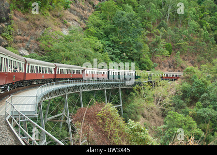 View from the Kuranda-Cairns Train in Australia Stock Photo