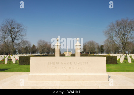 Beny-sur-Mer Canadian War Cemetery, Normandy, France Stock Photo