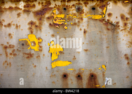 Paint and Rust Patterns Stock Photo
