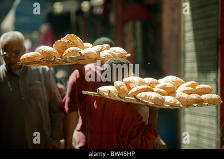 Aegypten, Kairo, in der Soukstrasse vom Stadttor Bab Zuwela zur Muhammed Ali Street Stock Photo