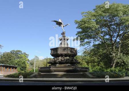 Eros Statue following restoration at the Conservation Centre and situated in Sefton Park, Liverpool, Merseyside, England, UK Stock Photo
