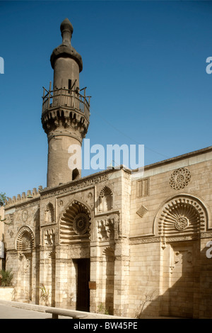Aegypten, Kairo, Sharia Muizz il Din Allah, El Aqmar Moschee Stock Photo