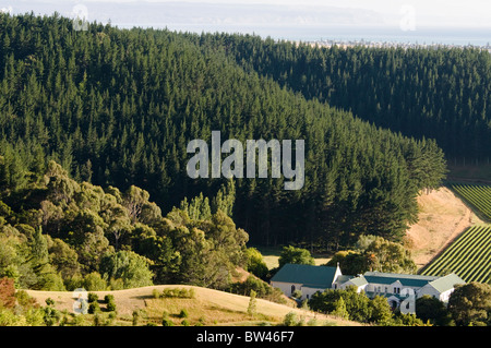 Houses,Mission Estate Winery, Napier, Bay ,Views from Sugar Loaf Hill, Tironui Drive,Taradale,Napier,New Zealand Stock Photo