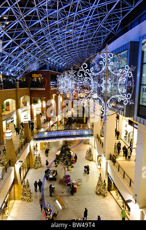 Christmas lights at Victoria Square, Belfast Stock Photo - Alamy