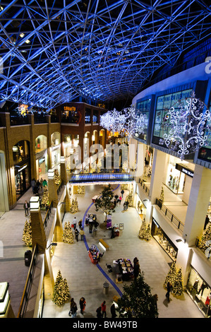 Christmas lights at Victoria Square, Belfast Stock Photo - Alamy