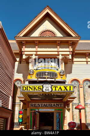 Route 66 restaurant, Bar Harbor, ME, Maine, USA Stock Photo