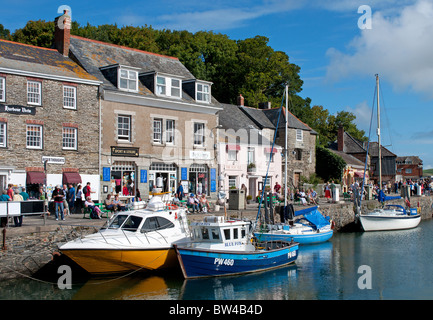 Boats in the harbour at Padstow, Cornwall, UK Stock Photo