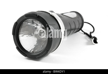 Flashlight isolated on white background Stock Photo