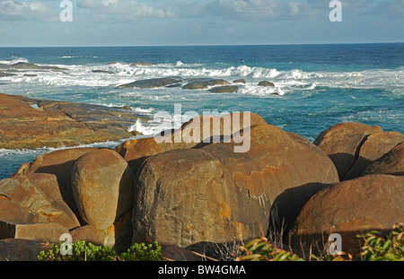 Elephant Rocks, Huge boulders in a small cove. William Bay National Park, Western Australia. Stock Photo