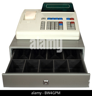 Open cash register Stock Photo - Alamy