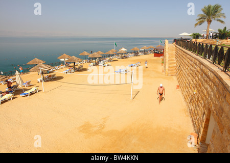 Jordan, Deadsea, dead sea, resort and Spa, mud, swim and float on the water Stock Photo