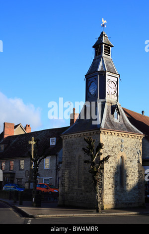 Clock tower, Mere Town Wiltshire England Stock Photo