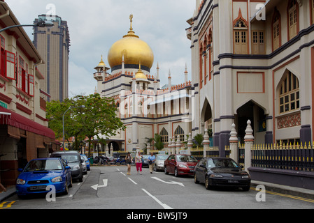 Sultan Mosque, Muscat Street, Singapore, Asia Stock Photo