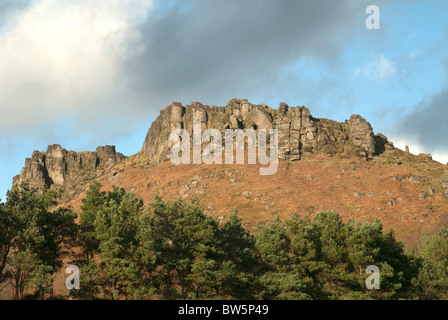 The Roaches, Peak District, Staffordshire, England, UK Stock Photo