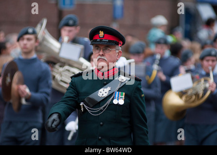 RAF personnel at the Lord Mayor's show 2010, London, England. Stock Photo