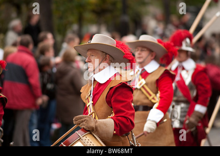 Pikemen and Musketeers, The Honourable Artillery Company, The Lord Mayors Show, London, 2010 Stock Photo