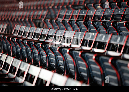 Stadium seating, Fenway Park, Boston Massachusetts Stock Photo