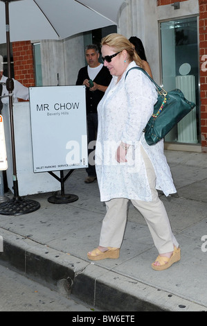 Celebrities Lunch at Mr. Chow Restaurant Stock Photo