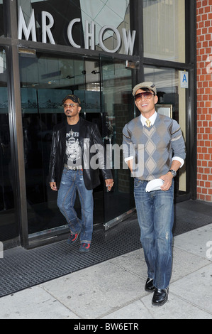 Celebrities Lunch at Mr. Chow Restaurant Stock Photo