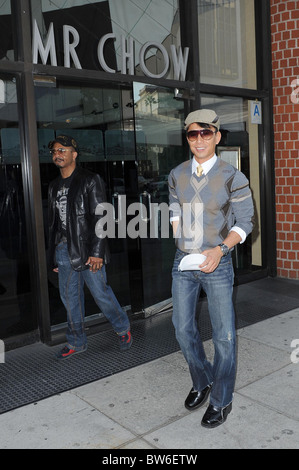 Celebrities Lunch at Mr. Chow Restaurant Stock Photo