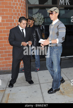 Celebrities Lunch at Mr. Chow Restaurant Stock Photo