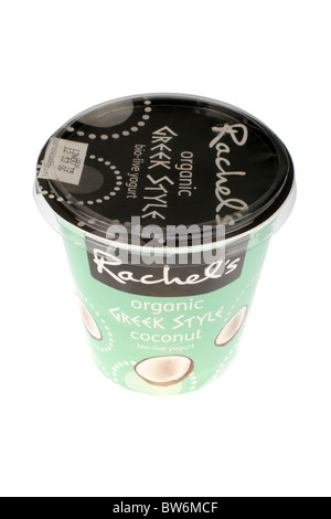 Coconut Greek Yogurt Stock Photo