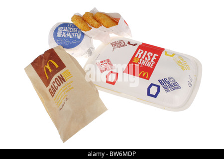 Large Takeaway Breakfast Stock Photo