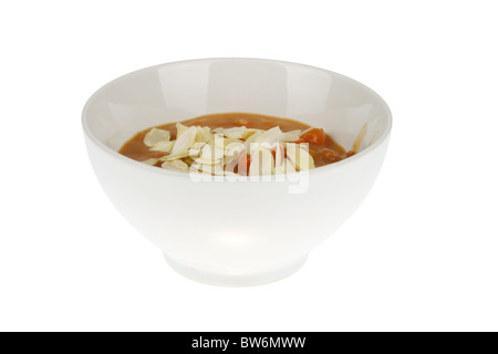 Fish Stew with Sliced Almonds Stock Photo