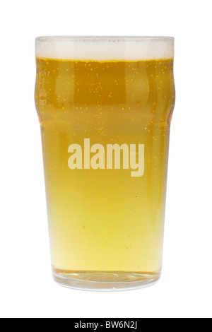 Pint of Lager Stock Photo