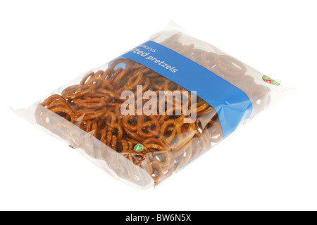 Salted Pretzels Stock Photo