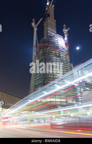 Shard Skyscraper Construction - London Bridge. Stock Photo