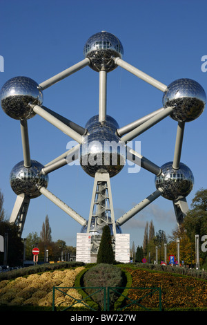 The Atomium is a monument built for Expo '58 in Brussels in Belgium Stock Photo